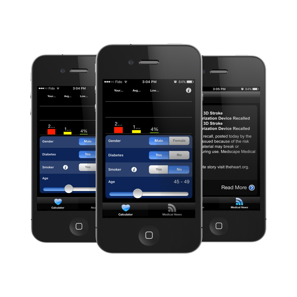 Heart Risk Medical Calculator app for iOS