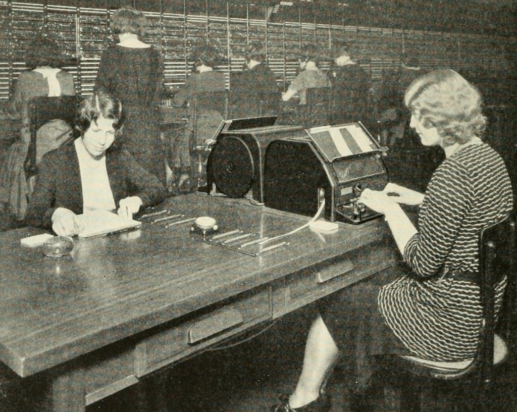 1920s technology - switchboard operator